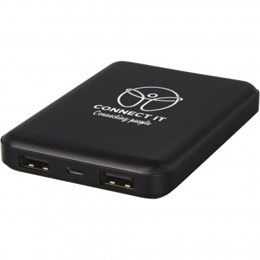 Logo trade mainostuote kuva: Gleam 5000 mAh:n ultraohut valaistuva varavirtalähde